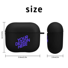 Lade das Bild in den Galerie-Viewer, Kopfhörer Schutzhülle Hülle für Apple AirPods (Neue 3. Generation) Bluetooth Kopfhörer mit Foto Design Motiv Text selbst gestalten und bedrucken
