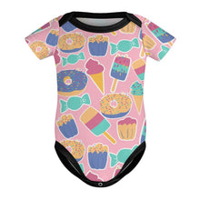 Lade das Bild in den Galerie-Viewer, Baby-Strampler mit individuellem Druck aus 100% Baumwolle
