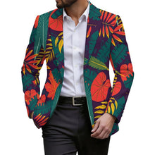 Lade das Bild in den Galerie-Viewer, Single Button Suit Leaves, Plants
