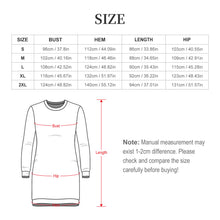 Lade das Bild in den Galerie-Viewer, Einzelbilddruck Damen / Frauen Langärmliges Pulloverkleid LM565 mit Fotos Muster Text Logo selbst gestalten und bedrucken
