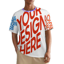 Lade das Bild in den Galerie-Viewer, Multi-Image-Design Damen / Herren T-Shirt mit Volldruck NT mit Foto Design Motiv Text selbst gestalten und bedrucken (Simple Design)
