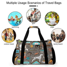Lade das Bild in den Galerie-Viewer, Personalisierte Reisetasche aus robustem Twill mit individuellem Druck
