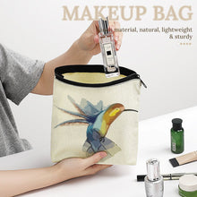 Lade das Bild in den Galerie-Viewer, Kosmetiktasche aus Leinen personalisieren | Schminktasche mit Foto
