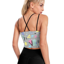 Lade das Bild in den Galerie-Viewer, Yoga Crop Top Gepolstert | Bügelloser Sport-BH | Selbst Gestalten
