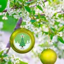 Lade das Bild in den Galerie-Viewer, Kleine Weihnachtskugel mit Foto | Mini Christbaumschmuck gestalten (4cm)
