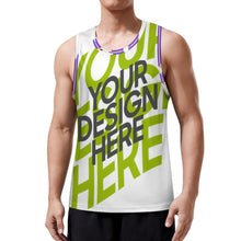 Lade das Bild in den Galerie-Viewer, Herren / Männer Basketball Rundhalsshirt ABK mit Foto Design Motiv Text selbst gestalten und bedrucken (Simple Design)
