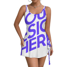 Lade das Bild in den Galerie-Viewer, Kurzer Camisole-Rock LM466 für Damen / Frauen selbst gestalten und bedrucken
