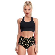 Lade das Bild in den Galerie-Viewer, High-Waist Yoga Shorts Personalisiert | Sportshorts mit Fotodruck
