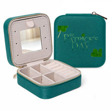 Lade das Bild in den Galerie-Viewer, Velvet Jewelry Box St. Patrick's Day, Clover
