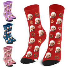 Lade das Bild in den Galerie-Viewer, Trendige dicke Socken Strümpfe Frauen / Männer selbst gestalten und bedrucken
