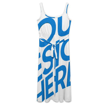 Lade das Bild in den Galerie-Viewer, Einzelbilddruck Damen / Frauen Ärmelloses Kleid LYQ121 mit Foto Design Motiv Text selbst gestalten und bedrucken (Simple Design)
