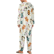 Lade das Bild in den Galerie-Viewer, Jumpsuit Damen personalisieren | Kuscheliger Onesie mit Foto bedrucken

