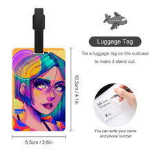 Lade das Bild in den Galerie-Viewer, Kofferanhänger personalisiert | Flexibles TPU Namensschild
