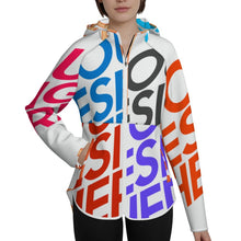 Lade das Bild in den Galerie-Viewer, Multi-Image-Druck Damen / Frauen Slim Fit Jacke MWL478 mit Fotos Muster Text Logo selbst gestalten und bedrucken
