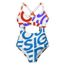 Lade das Bild in den Galerie-Viewer, Multi-Image-Druck Damen / Frauen One-piece Swimsuit Bauchnabelfreier Badeanzug SDSYY002 mit Foto selbst gestalten und bedrucken
