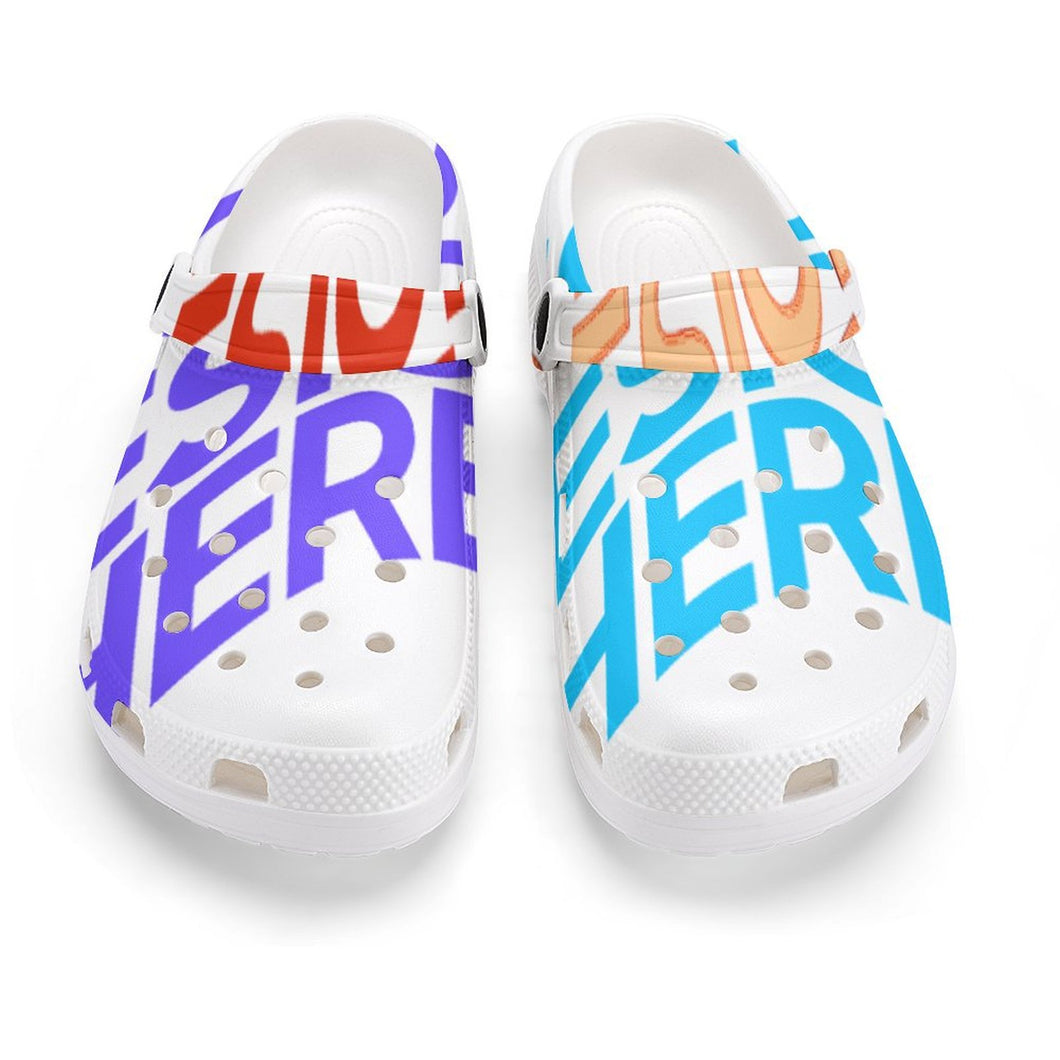 Damen / Herren Lochschuhe Slippers selbst gestalten und bedrucken