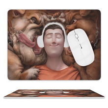 Lade das Bild in den Galerie-Viewer, Mauspad Leder personalisiert | Kleines Mousepad für Laptop (20x25cm)
