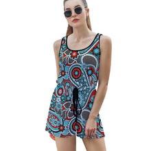 Lade das Bild in den Galerie-Viewer, Kurzer Jumpsuit Damen Personalisiert | Sommer Playsuit mit Tunnelzug
