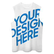 Lade das Bild in den Galerie-Viewer, Einzelbilddruck Männer / Herren Tanktop Ärmelloses T-Shirt A66K mit Fotos Muster Text Logo selbst gestalten und bedrucken
