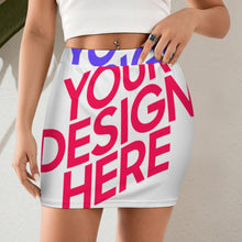 Lade das Bild in den Galerie-Viewer, Multi-Image-Design Minirock LM243 für Damen / Frauen mit Foto Text selbst gestalten und bedrucken
