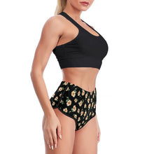 Lade das Bild in den Galerie-Viewer, High-Waist Yoga Shorts Personalisiert | Sportshorts mit Fotodruck
