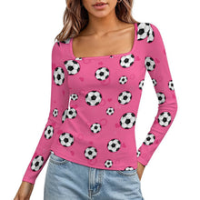Lade das Bild in den Galerie-Viewer, Women's Square Neck Long Sleeved Shirt 63019BEE-45DF-4515-B1B2-FD33A14CD63B.png
