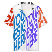Lade das Bild in den Galerie-Viewer, Multi-Image-Druck Herren / Männer Kurzarm Pyjama Set aus Eisseide LM135 mit Foto Design Motiv Text selbst gestalten und bedrucken
