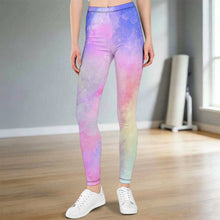 Lade das Bild in den Galerie-Viewer, Yoga Pants Leggings Watercolor, Dreamy
