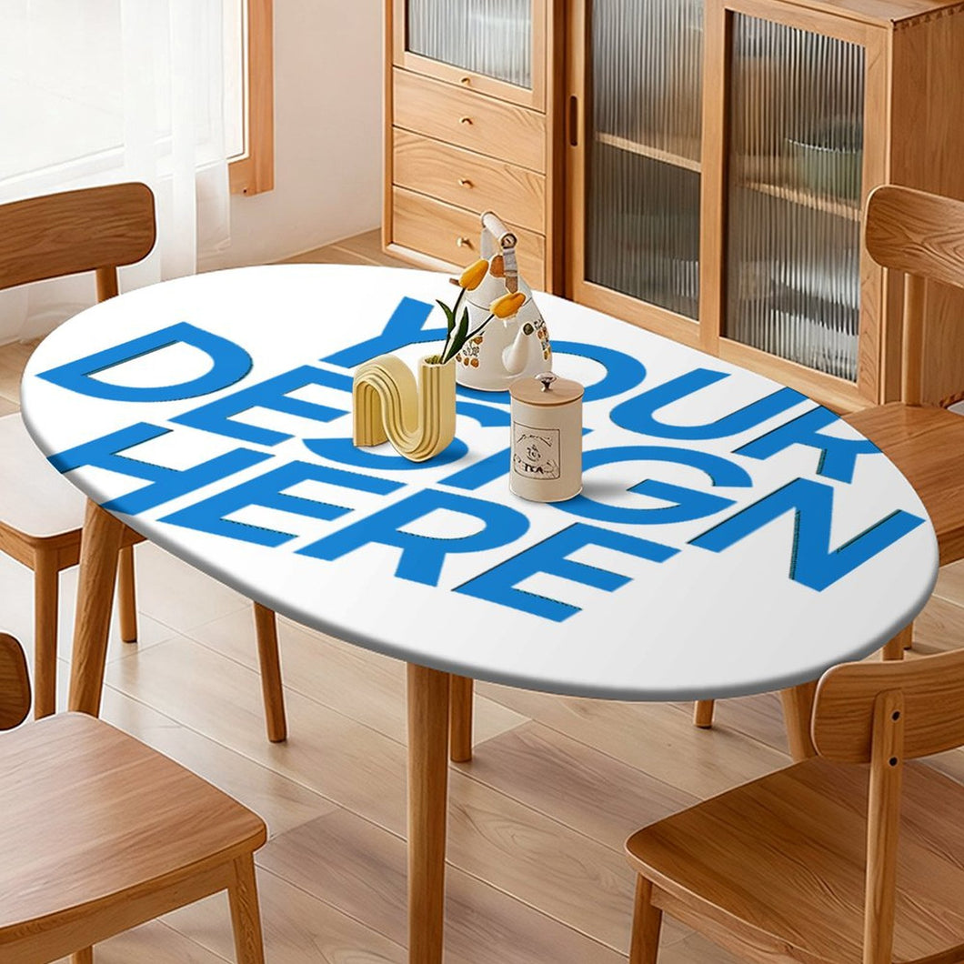 Ovale Tischdecke Wachstuch JJ05191097 mit Foto Design Motiv Text selbst gestalten und bedrucken