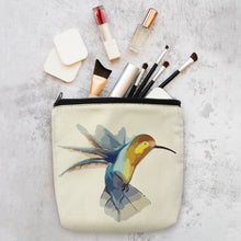 Lade das Bild in den Galerie-Viewer, Kosmetiktasche aus Leinen personalisieren | Schminktasche mit Foto
