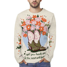 Lade das Bild in den Galerie-Viewer, Langarmshirt Baumwolle personalisieren | Herren Longsleeve bedrucken
