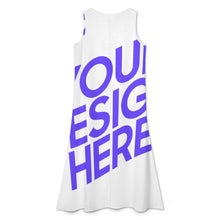 Lade das Bild in den Galerie-Viewer, Einzelbilddruck Damen / Frauen Ärmelloses Kleid mit Rundhalsausschnitt C15Q selbst gestalten und bedrucken
