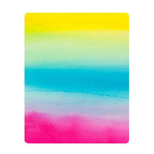 Lade das Bild in den Galerie-Viewer, Car Sun Visor Clip Yellow &amp; Blue &amp; Pink Watercolor Style 10x8cm
