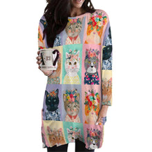 Lade das Bild in den Galerie-Viewer, Oversized Tunika-Sweatshirt | Mit Taschen &amp; Po-bedeckend (2XS-6XL)
