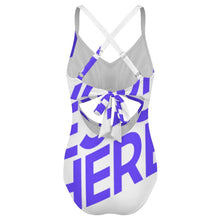 Lade das Bild in den Galerie-Viewer, Einzelbilddruck Damen / Frauen One-piece Swimsuit Bauchnabelfreier Badeanzug SDSYY002 mit Foto selbst gestalten und bedrucken
