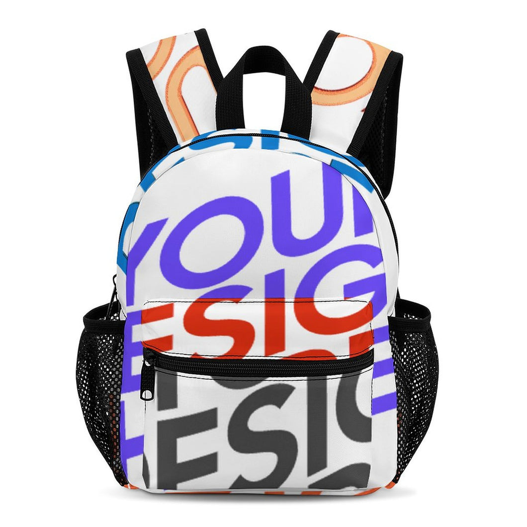 Multi-Image-Design 13 Zoll Volldruck Kinderschultasche Schulrucksack mit Fotos Muster Text Logo selbst gestalten und bedrucken