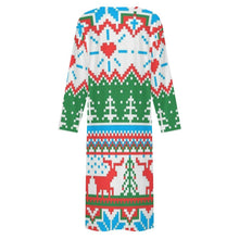 Lade das Bild in den Galerie-Viewer, Personalisierter Kaftan | Langes V-Ausschnitt Kleid selbst gestalten
