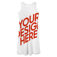 Lade das Bild in den Galerie-Viewer, Multi-Image-Design Damen / Frauen Rundhalsausschnitt Weste Kleid C17Q selbst gestalten und bedrucken
