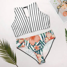 Lade das Bild in den Galerie-Viewer, Personalisierbarer Neckholder Bikini – Zweiteiler mit individuellem Motiv
