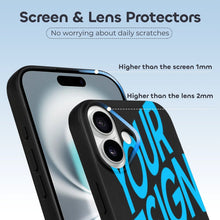 Lade das Bild in den Galerie-Viewer, Handyhülle für Apple iPhone 16 Serie aus TPU Leder mit Foto Text selbst gestalten und bedrucken
