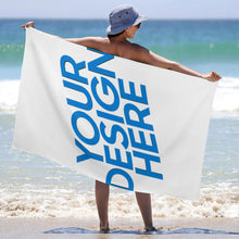 Lade das Bild in den Galerie-Viewer, Große Größe Strandtuch Saunatuch Leichtes Badetuch (horizontale oder vertikale Version verfügbar) mit Foto Design Motiv Text selbst gestalten und bedrucken
