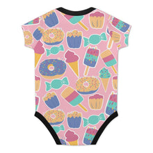 Lade das Bild in den Galerie-Viewer, Baby-Strampler mit individuellem Druck aus 100% Baumwolle
