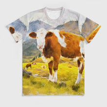 Lade das Bild in den Galerie-Viewer, Personalisiertes T-Shirt aus Eisseide | Vollflächig mit Foto bedrucken
