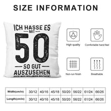 Lade das Bild in den Galerie-Viewer, Kissenbezug Ich Hasse Es Mit 50 So Gut Auszusehen Persönliche Kissen Bedrucken und Gestalten
