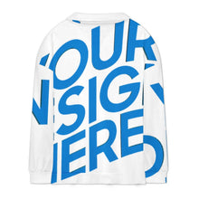 Lade das Bild in den Galerie-Viewer, Unisex Damen/Herren Lässiges Langarm Sweatshirt mit Reißverschluss und V-Ausschnitt NT53 mit Foto Design Motiv Text selbst gestalten und bedrucken
