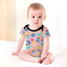 Lade das Bild in den Galerie-Viewer, Baby-Strampler mit individuellem Druck aus 100% Baumwolle
