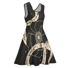 Lade das Bild in den Galerie-Viewer, Für pure Lebensfreude | Dein ärmelloses Skaterkleid mit weitem Rock
