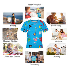Lade das Bild in den Galerie-Viewer, Kinder T-Shirt personalisieren | Allover-Druck mit eigenem Design
