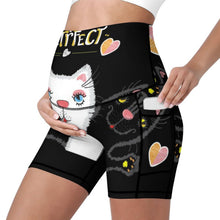 Lade das Bild in den Galerie-Viewer, Personalisierte Umstands-Radlerhose mit Bauchband &amp; Taschen
