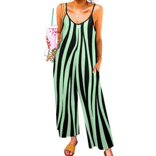 Lade das Bild in den Galerie-Viewer, Damen Jumpsuit Spaghettiträger | Lockerer Overall &amp; Bündchen | Selbst Gestalten
